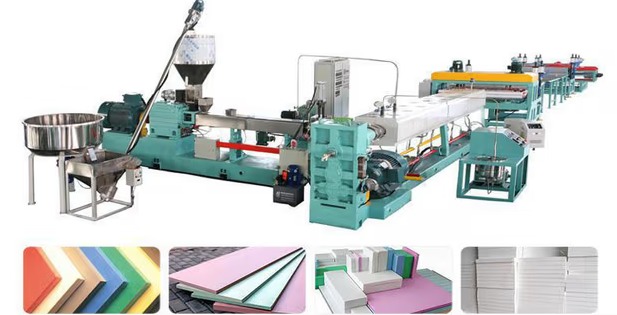 XPS lövhələrin istehsalı üçün ekstruziya xətti